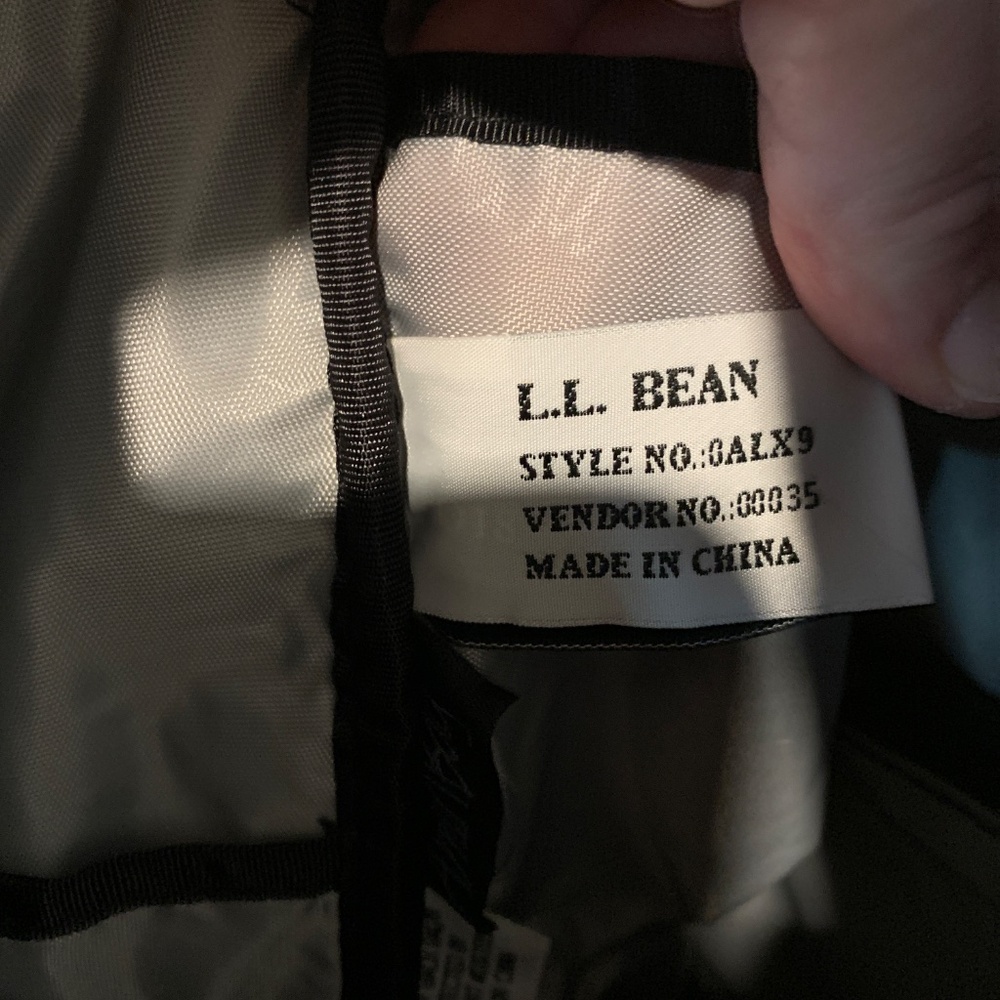 Ll Bean, Ameri Bag Canvas With Leather Accents - image 4